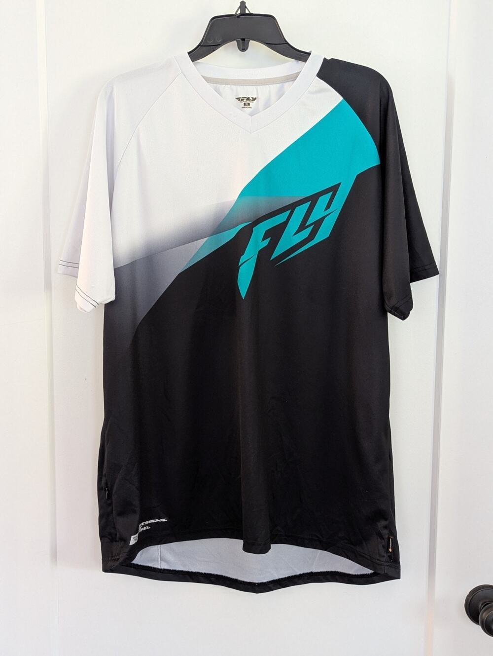 Fly Racing Jersey Shirt Men's Size XL Professional Race Apparel Polygiene EUC